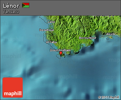 Satellite 3D Map of Lénor