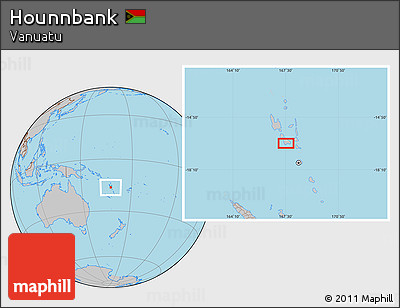 Gray Location Map of Hounnbank