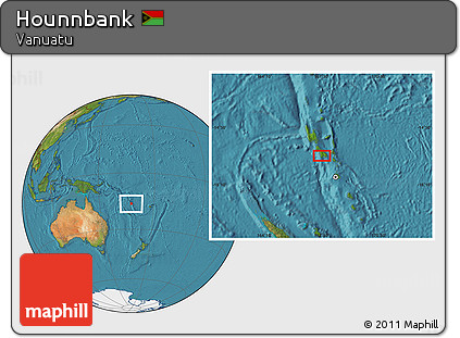 Satellite Location Map of Hounnbank