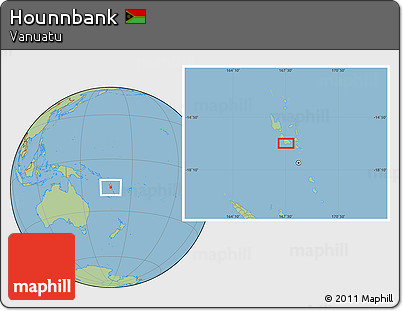 Savanna Style Location Map of Hounnbank