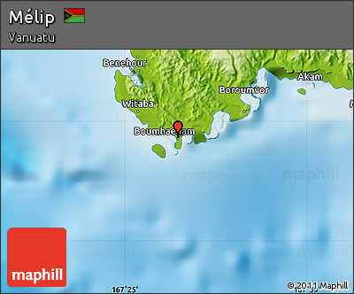 Physical Map of Mélip