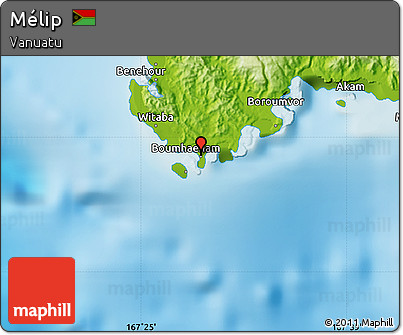 Physical Map of Mélip