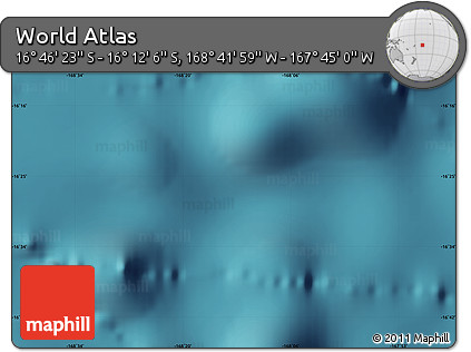 Satellite Map of the Area around 16° 29' 14" S, 168° 13' 29" W