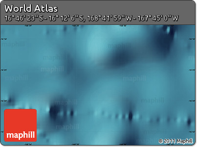 Satellite Map of the Area around 16° 29' 14" S, 168° 13' 29" W
