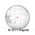Outline Map of the Area around 16° 29' 14" S, 169° 4' 29" W, rectangular outline