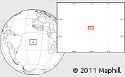 Blank Location Map of the area around 16° 29' 14" S, 16° 4' 29" W