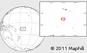 Blank Location Map of the area around 16° 29' 14" S, 172° 28' 29" W