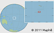 Savanna Style Location Map of the area around 16° 29' 14" S, 172° 28' 29" W