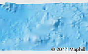 Physical 3D Map of the area around 16° 29' 14" S, 175° 52' 30" W