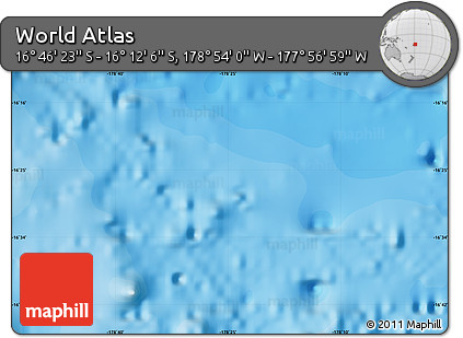 Political Map of the Area around 16° 29' 14" S, 178° 25' 30" W