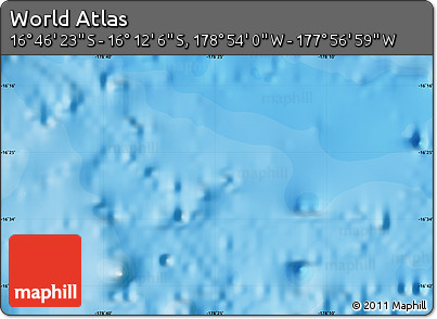 Political Map of the Area around 16° 29' 14" S, 178° 25' 30" W
