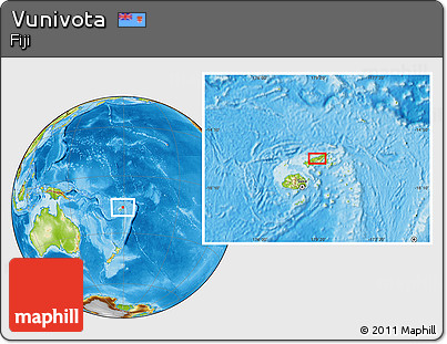 Physical Location Map of Vunivota