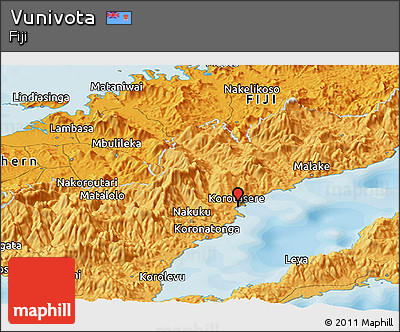 Political Panoramic Map of Vunivota