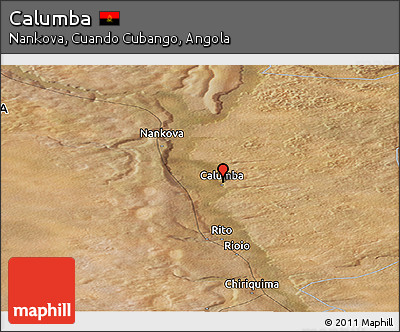 Satellite Panoramic Map of Calumba