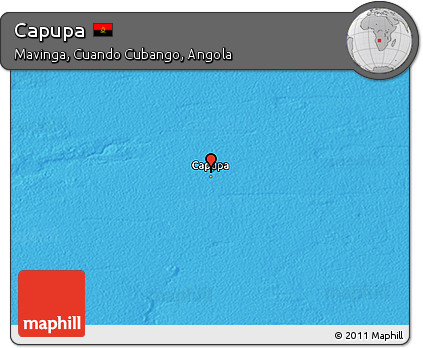 Political 3D Map of Capupa