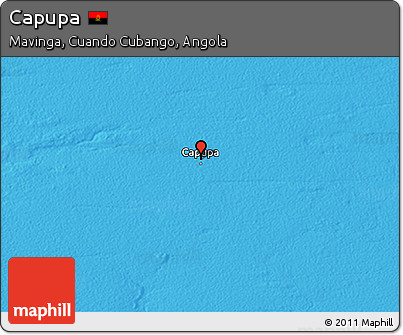 Political 3D Map of Capupa