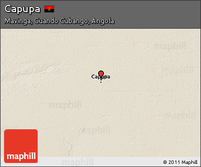 Shaded Relief 3D Map of Capupa