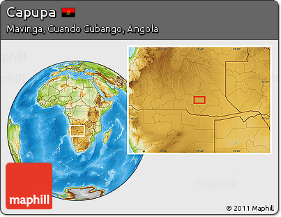 Physical Location Map of Capupa