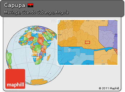 Political Location Map of Capupa