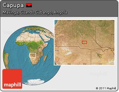 Satellite Location Map of Capupa