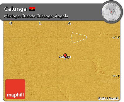 Physical Map of Calunga