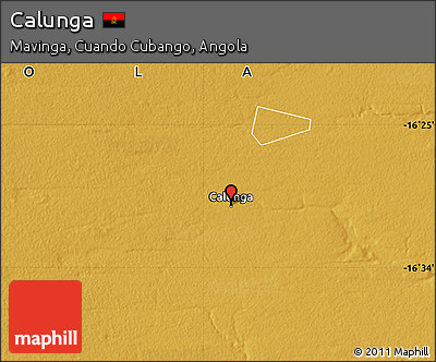 Physical Map of Calunga