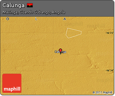Physical Map of Calunga