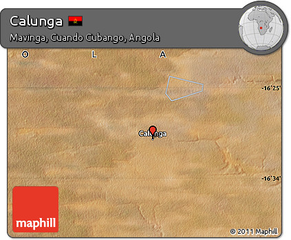 Satellite Map of Calunga