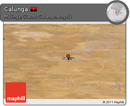 Satellite Panoramic Map of Calunga