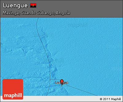 Political 3D Map of Luengue