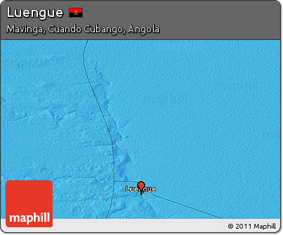 Political 3D Map of Luengue