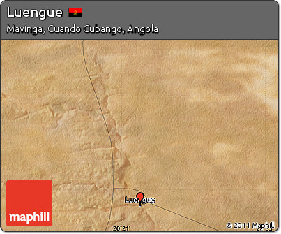 Satellite Map of Luengue