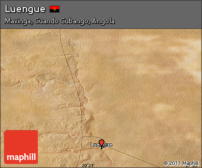 Satellite Map of Luengue