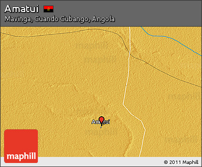 Physical 3D Map of Amatui