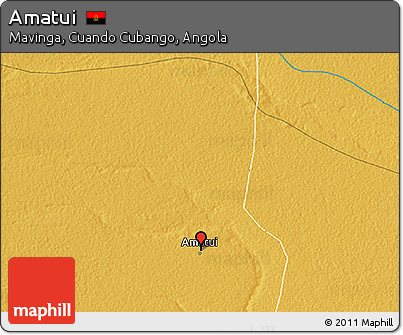 Physical 3D Map of Amatui