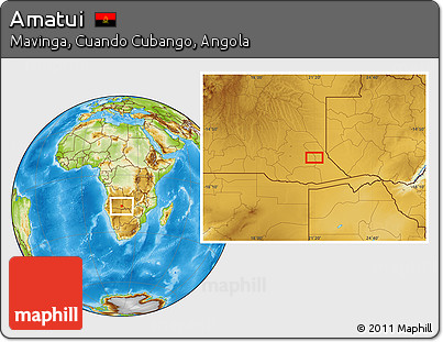 Physical Location Map of Amatui