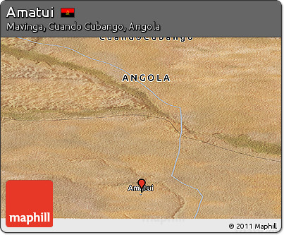 Satellite Panoramic Map of Amatui