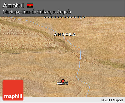 Satellite Panoramic Map of Amatui
