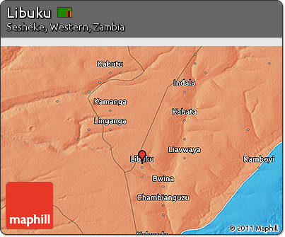 Political 3D Map of Libuku