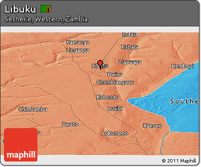 Political Panoramic Map of Libuku