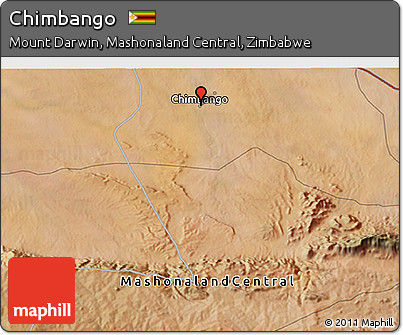 Satellite 3D Map of Chimbango