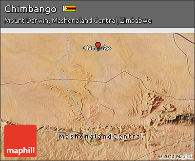 Satellite 3D Map of Chimbango