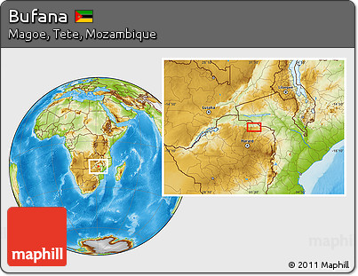 Physical Location Map of Bufana