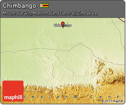 Physical Map of Chimbango