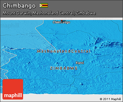 Political Panoramic Map of Chimbango