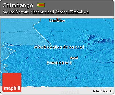 Political Panoramic Map of Chimbango