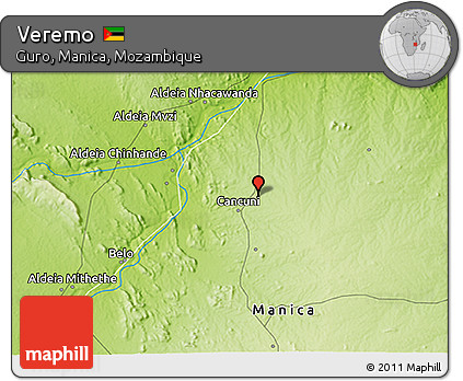 Physical 3D Map of Veremo