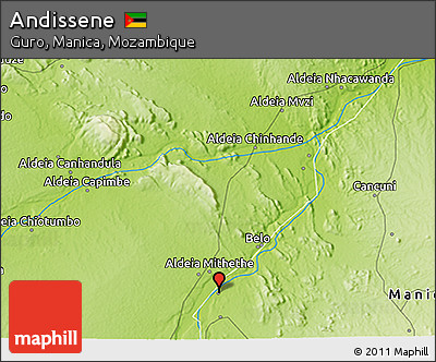 Physical 3D Map of Andissene
