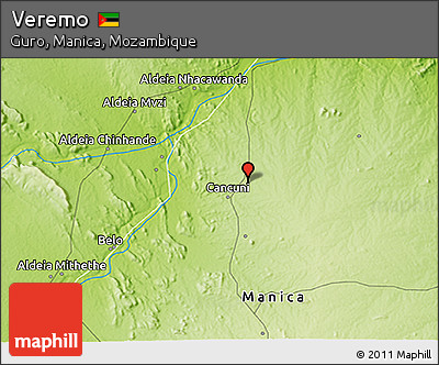 Physical 3D Map of Veremo