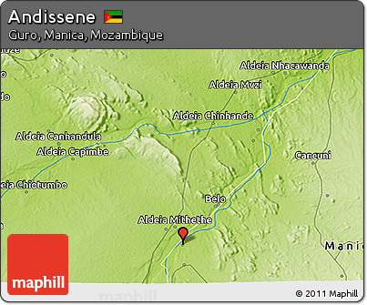 Physical 3D Map of Andissene